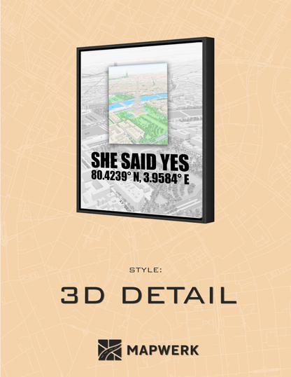 Framed Canva | SHE SAID YES
