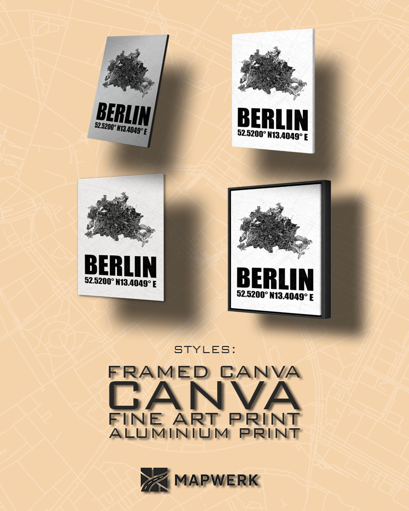 MAPWERK | Custom city Print