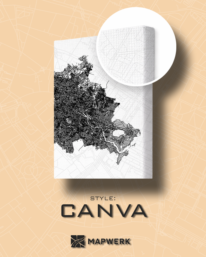 MAPWERK | Custom city Print