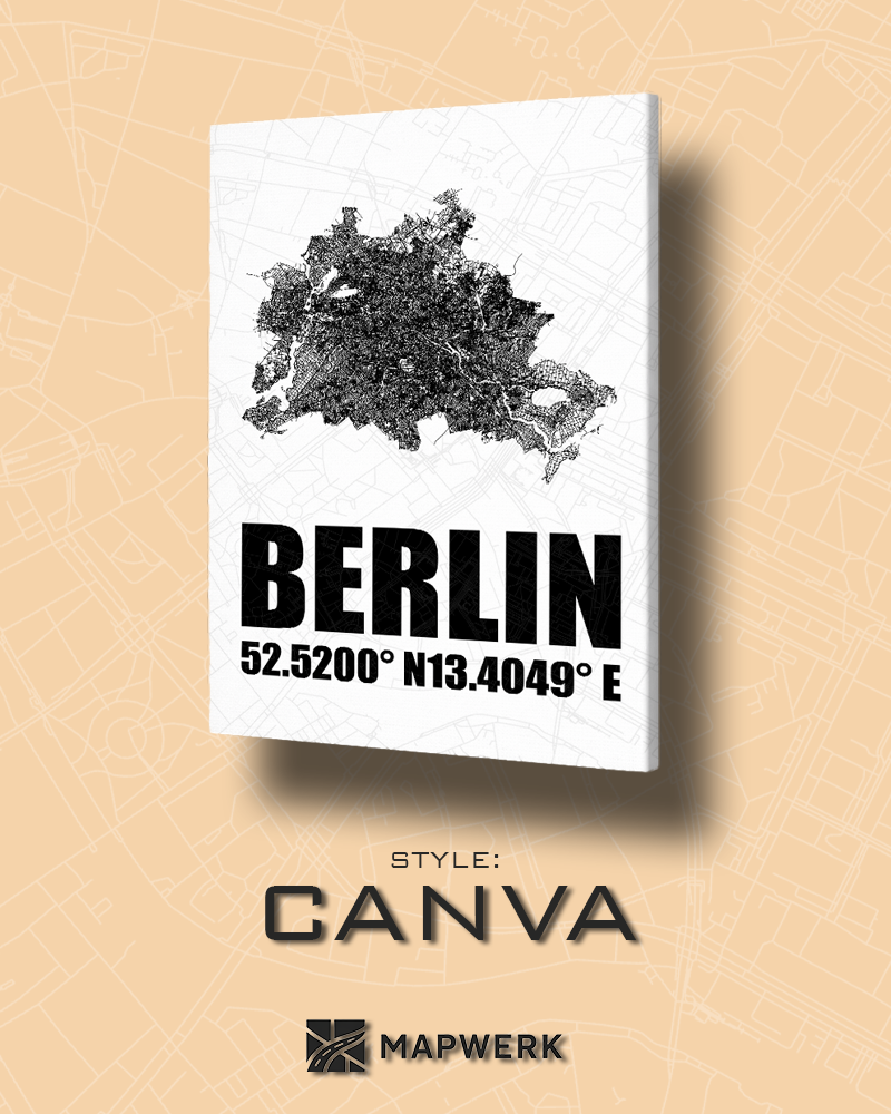 MAPWERK | Custom city Print