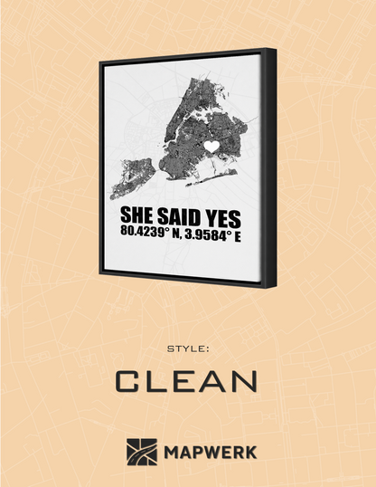 Framed Canva | SHE SAID YES