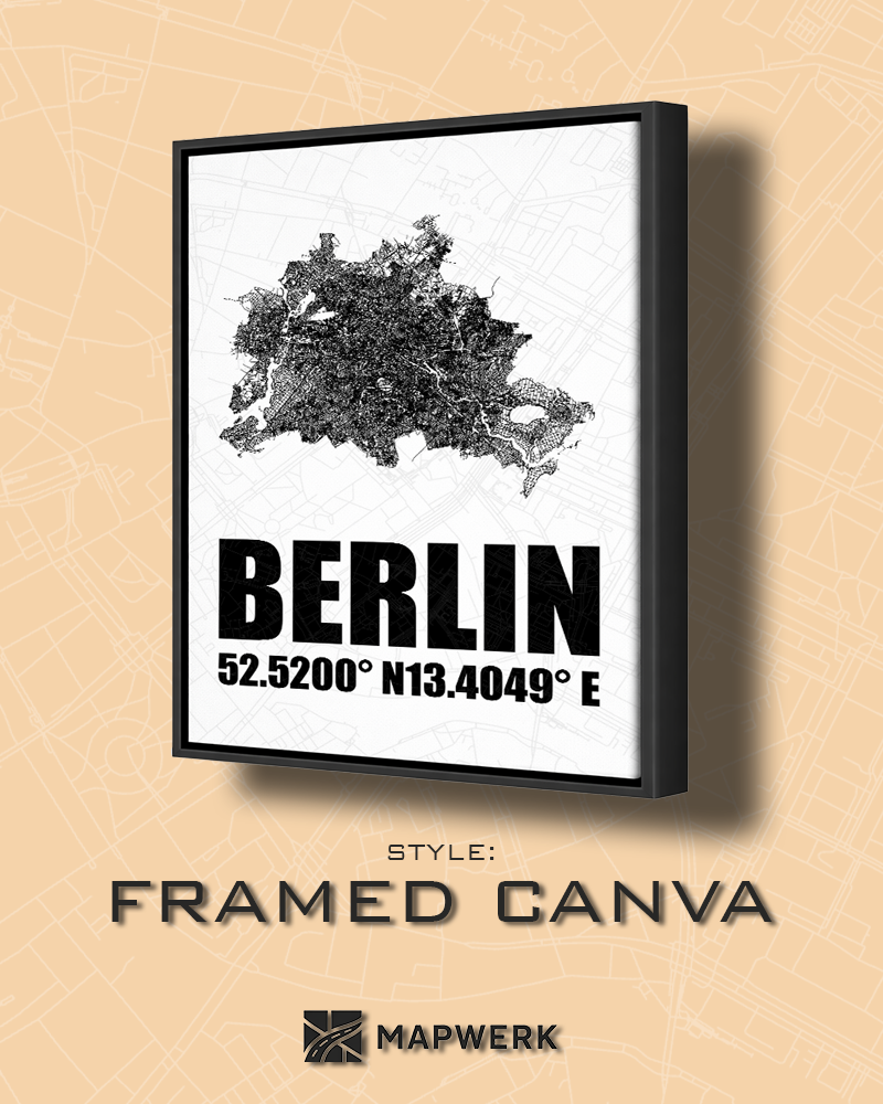 MAPWERK | Custom city Print