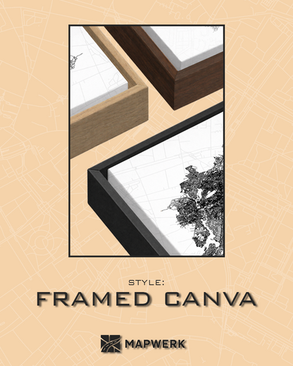 MAPWERK | Custom city Print