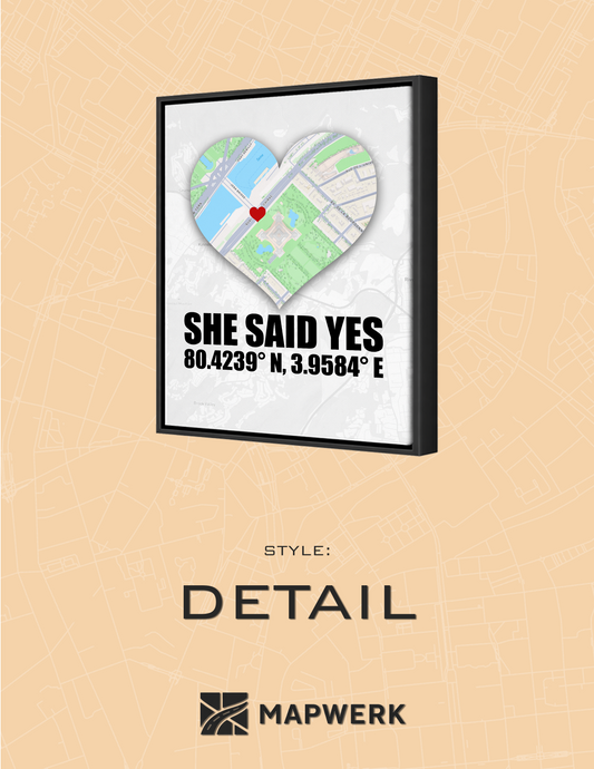 Framed Canva | SHE SAID YES